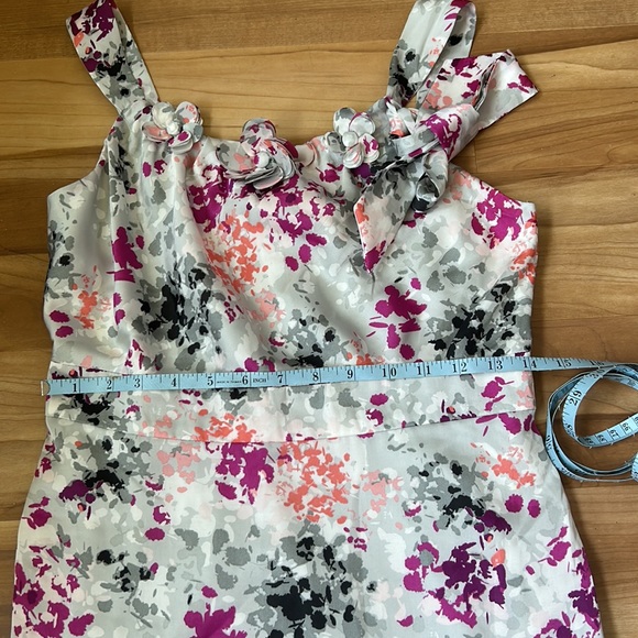 🌸 Floral Silky Sheath Dress - Picture 9 of 11